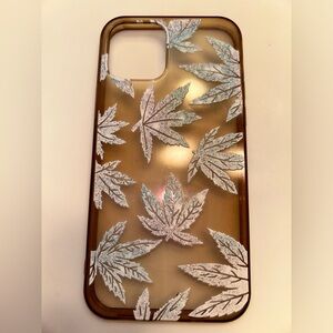 Sparkly Canadian Leaf iPhone 12/ 12 Pro Case